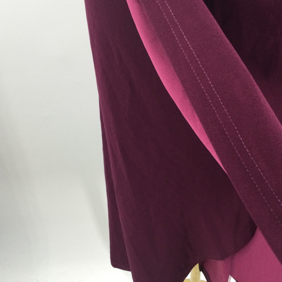 BLOOMCHIC 14-16 1X Plus Purple Pleated Detail Strap Wrap hem midi Dress NWT 0B7 - Picture 5 of 11